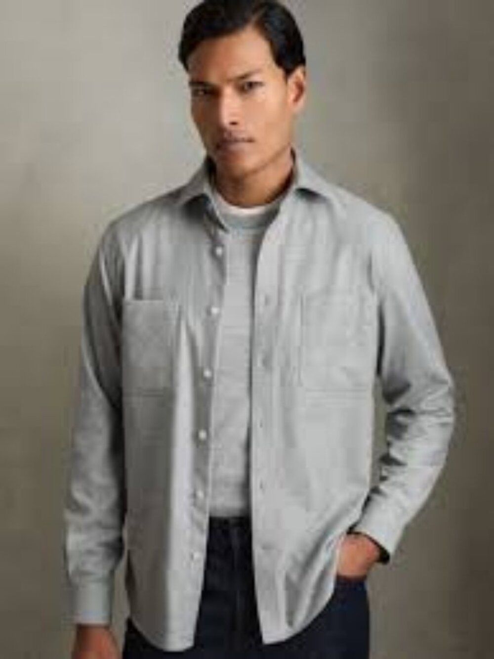 56 - NWT REISS CRAWFORD TWIN POCKET BUTTON THROUGH OVERSHIRT